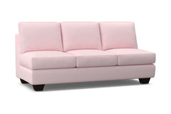 Catalina Armless Sofa :: Leg Finish: Espresso