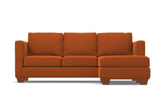 Catalina Reversible Chaise Sofa :: Leg Finish: Pecan