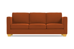 Catalina Queen Size Sleeper Sofa Bed :: Leg Finish: Natural / Sleeper Option: Memory Foam Mattress