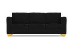 Catalina Queen Size Sleeper Sofa Bed :: Leg Finish: Natural / Sleeper Option: Deluxe Innerspring Mattress
