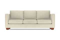 Catalina Queen Size Sleeper Sofa Bed :: Leg Finish: Pecan / Sleeper Option: Deluxe Innerspring Mattress