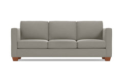 Catalina Queen Size Sleeper Sofa Bed :: Leg Finish: Pecan / Sleeper Option: Memory Foam Mattress