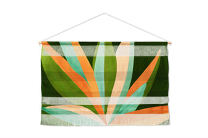 Colorful Agave Painted Cactus Wall Hanging by Modern Tropical