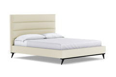 Cooper Upholstered Platform Bed :: Leg Finish: Espresso / Size: Queen Size