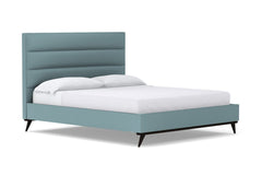 Cooper Upholstered Platform Bed :: Leg Finish: Espresso / Size: California King