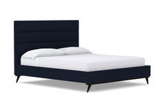 Cooper Upholstered Platform Bed :: Leg Finish: Espresso / Size: King