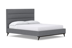 Cooper Upholstered Platform Bed :: Leg Finish: Espresso / Size: California King