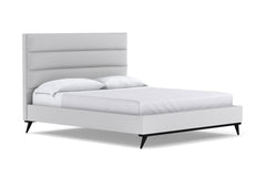 Cooper Upholstered Platform Bed :: Leg Finish: Espresso / Size: King