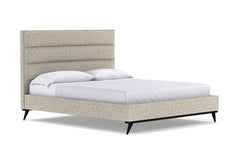 Cooper Upholstered Platform Bed :: Leg Finish: Espresso / Size: California King