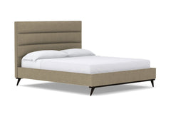 Cooper Upholstered Platform Bed :: Leg Finish: Espresso / Size: Full Size