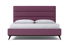 Cooper Upholstered Platform Bed :: Leg Finish: Espresso / Size: California King