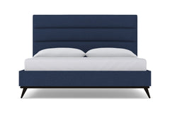 Cooper Upholstered Platform Bed :: Leg Finish: Espresso / Size: Queen Size
