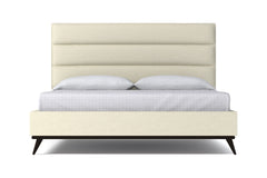 Cooper Upholstered Platform Bed :: Leg Finish: Espresso / Size: Full Size