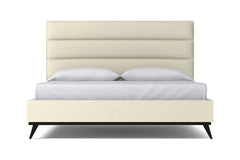Cooper Upholstered Platform Bed :: Leg Finish: Espresso / Size: California King