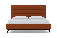 Cooper Upholstered Platform Bed :: Leg Finish: Espresso / Size: California King