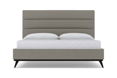 Cooper Upholstered Platform Bed :: Leg Finish: Espresso / Size: Queen Size