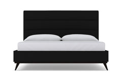 Cooper Upholstered Platform Bed :: Leg Finish: Espresso / Size: California King