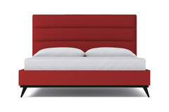 Cooper Upholstered Platform Bed :: Leg Finish: Espresso / Size: King