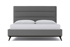 Cooper Upholstered Platform Bed :: Leg Finish: Espresso / Size: California King