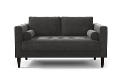 Delilah Apartment Size Sofa :: Leg Finish: Espresso / Size: Apartment Size - 74&quot;w