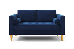 Delilah Apartment Size Sofa :: Leg Finish: Natural / Size: Apartment Size - 74&quot;w