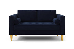 Delilah Apartment Size Sofa :: Leg Finish: Natural / Size: Apartment Size - 74&quot;w