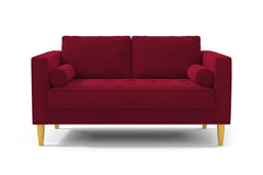 Delilah Apartment Size Sofa :: Leg Finish: Natural / Size: Apartment Size - 74&quot;w