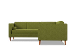 Delilah 2pc L-Sectional Sofa :: Leg Finish: Pecan