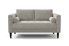 Delilah Apartment Size Sofa :: Leg Finish: Espresso / Size: Apartment Size - 74&quot;w