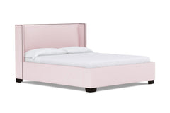 Everett Upholstered Bed :: Leg Finish: Espresso / Size: California King