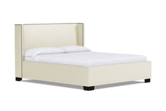 Everett Upholstered Bed :: Leg Finish: Espresso / Size: California King