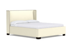 Everett Upholstered Bed :: Leg Finish: Espresso / Size: California King