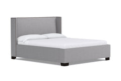 Everett Upholstered Bed :: Leg Finish: Espresso / Size: California King