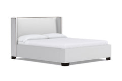 Everett Upholstered Bed :: Leg Finish: Espresso / Size: California King