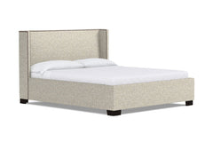 Everett Upholstered Bed :: Leg Finish: Espresso / Size: California King