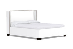 Everett Upholstered Bed :: Leg Finish: Espresso / Size: California King