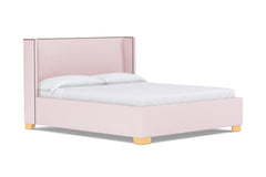 Everett Upholstered Bed :: Leg Finish: Natural / Size: California King