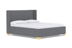 Everett Upholstered Bed :: Leg Finish: Natural / Size: King