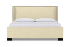 Everett Upholstered Bed :: Leg Finish: Espresso / Size: California King