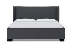 Everett Upholstered Bed :: Leg Finish: Espresso / Size: California King