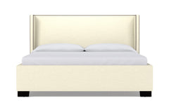 Everett Upholstered Bed :: Leg Finish: Espresso / Size: California King