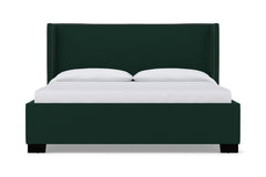 Everett Upholstered Bed :: Leg Finish: Espresso / Size: California King