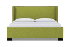 Everett Upholstered Bed :: Leg Finish: Espresso / Size: California King