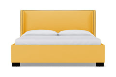 Everett Upholstered Bed :: Leg Finish: Espresso / Size: California King
