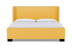 Everett Upholstered Bed :: Leg Finish: Espresso / Size: California King