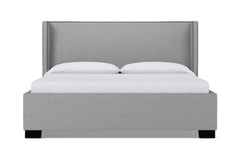 Everett Upholstered Bed :: Leg Finish: Espresso / Size: California King