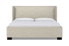 Everett Upholstered Bed :: Leg Finish: Espresso / Size: Full Size