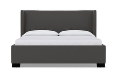 Everett Upholstered Bed :: Leg Finish: Espresso / Size: California King