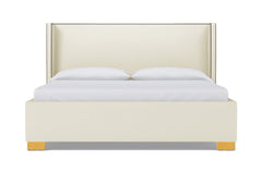 Everett Upholstered Bed :: Leg Finish: Natural / Size: King