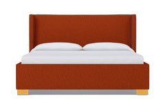 Everett Upholstered Bed :: Leg Finish: Natural / Size: California King